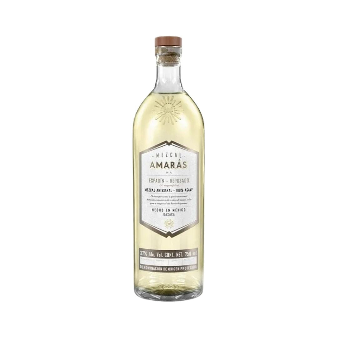 MEZCAL ARTESANAL AMARAS ESPADIN REPOSADO 6/750ML
