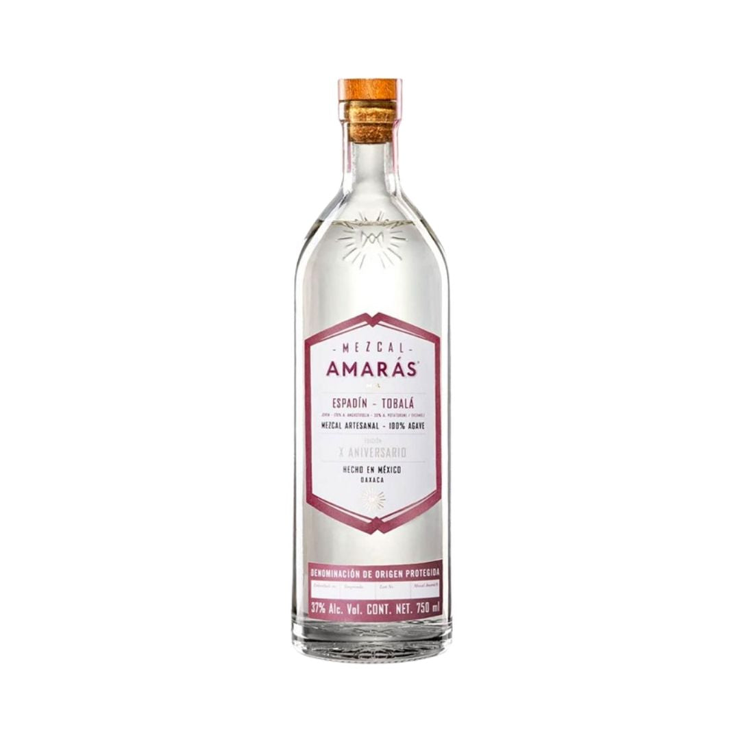 MEZCAL ARTESANAL AMARAS ESPADIN TOBALA X ANIVERSARIO 6/750ML