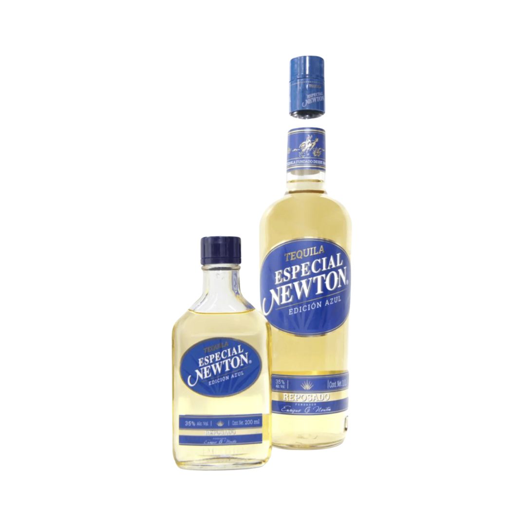 Paquete Tequila Newton Reposado Azul 1 L + 250 ml