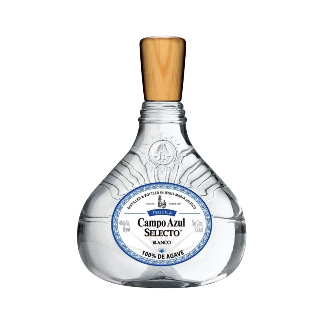 TEQ. CAMPO AZUL SELECTO BLANCO 100% 6/750 ML
