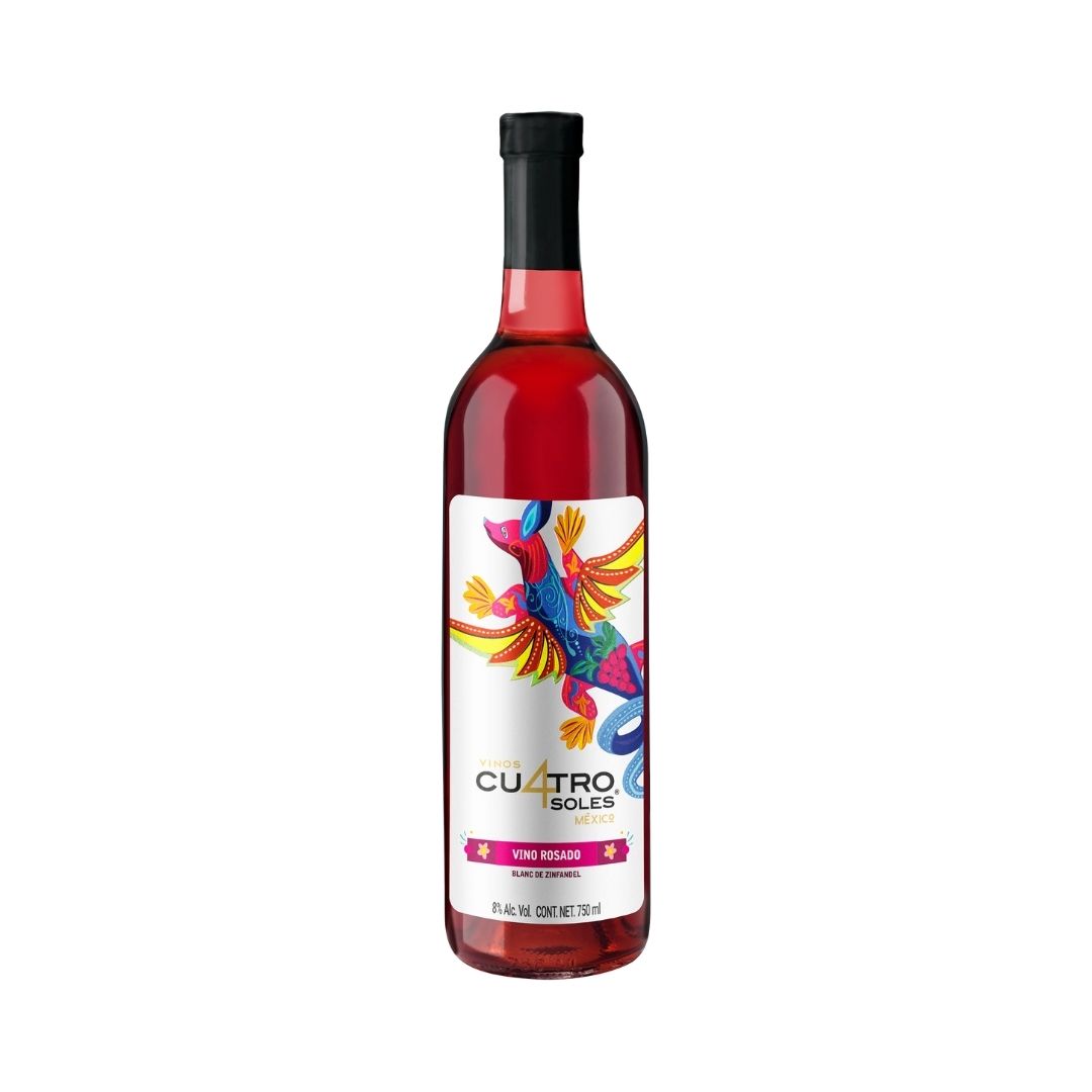 VM. CUATRO SOLES BLANC DE ZINFANDEL ROSADO 12/750ML