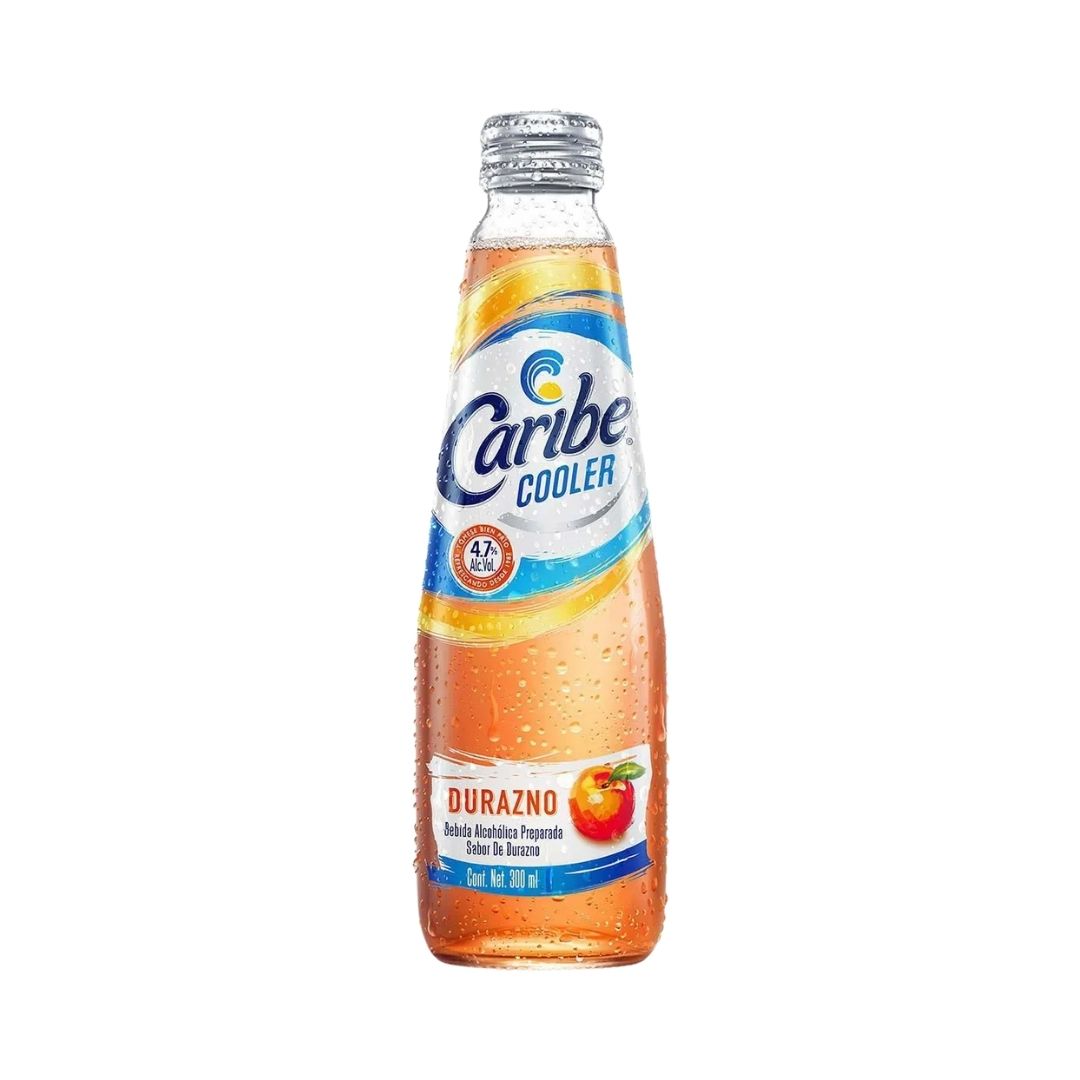 BEB. CARIBE COOLER DURAZNO 12/300ML