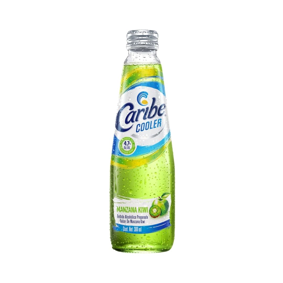 BEB. CARIBE COOLER MANZANA/VERDE 12/300ML