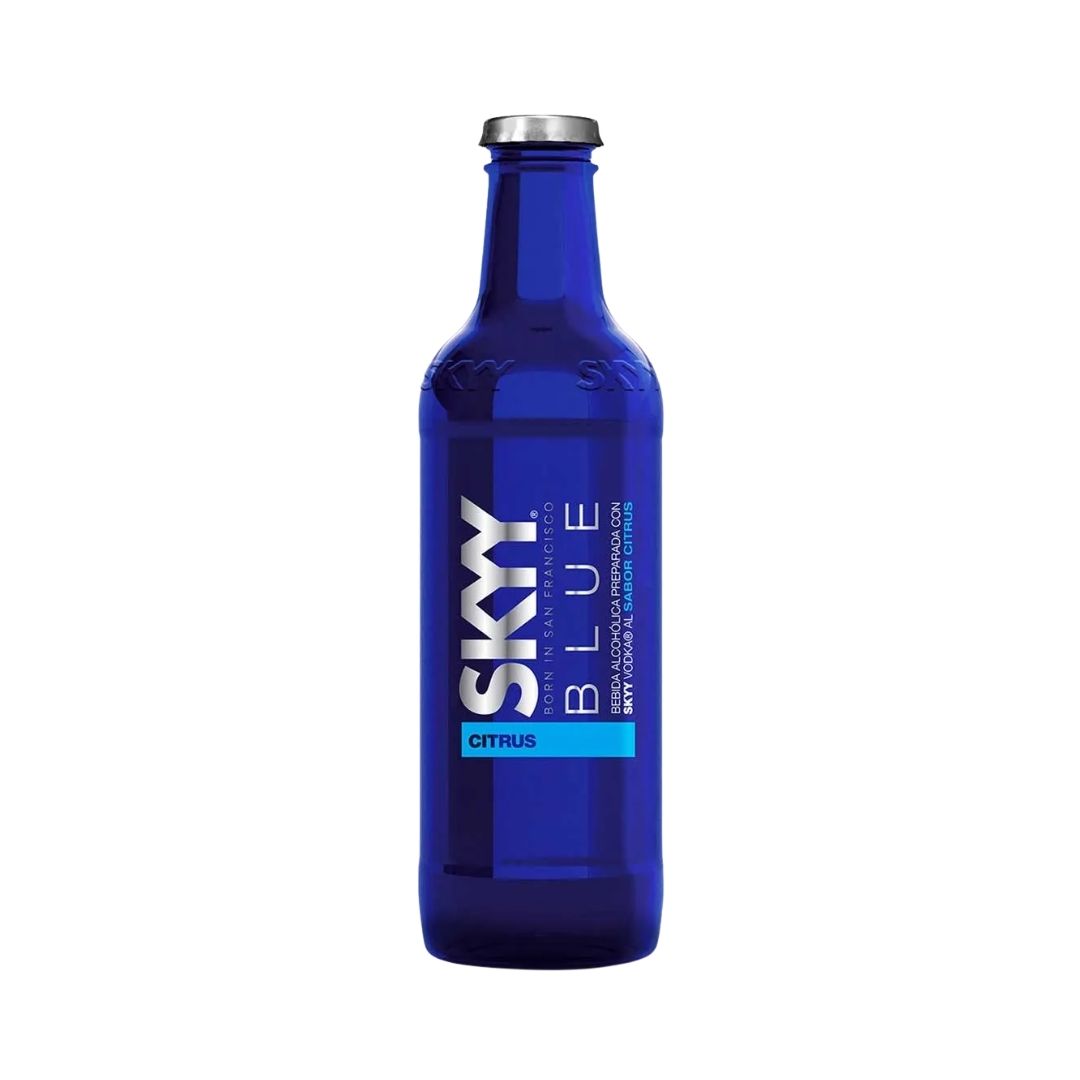 BEB. SKYY BLUE CITRUS VIDRIO 24/275 ML