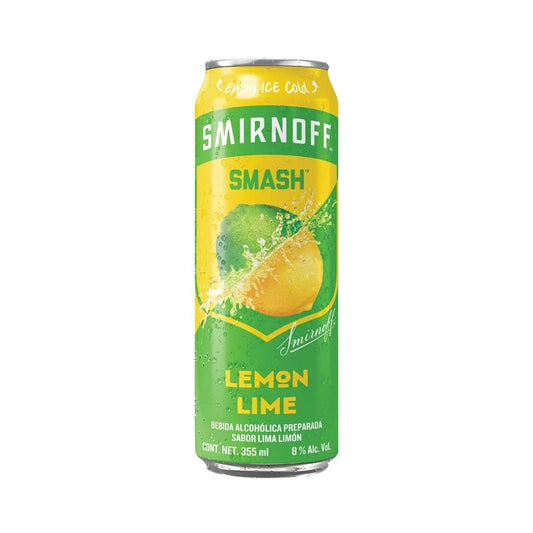 BEB. SMIRNOFF SMASH LEMON LIME 24/355ML