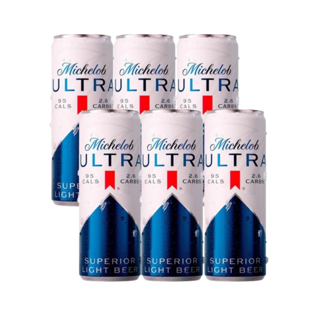 KIT. SIX PACK CERV. MICHELOB ULTRA LATA 6/355ML