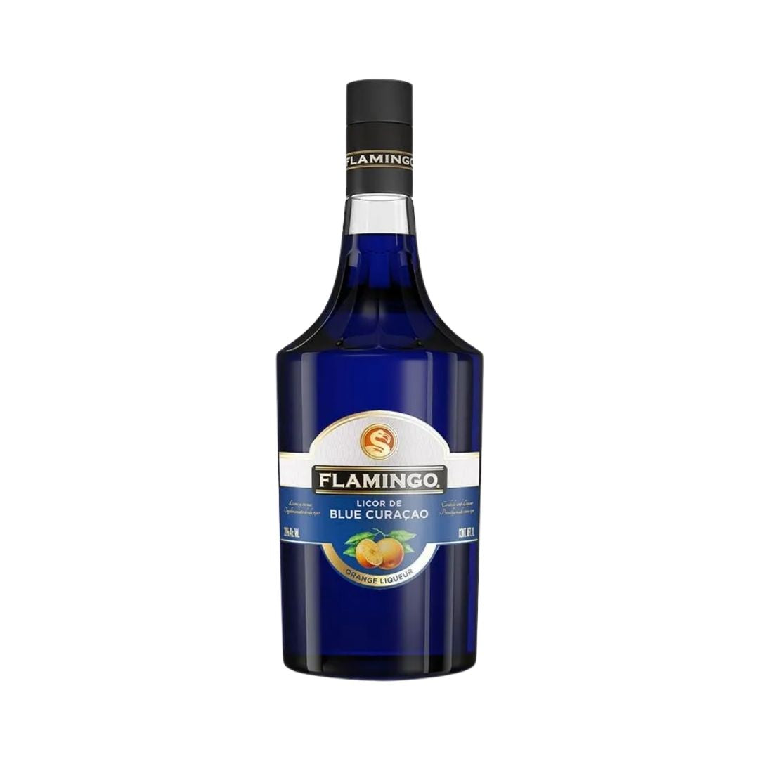 LICOR FLAMINGO CURACAO AZUL 12/1L