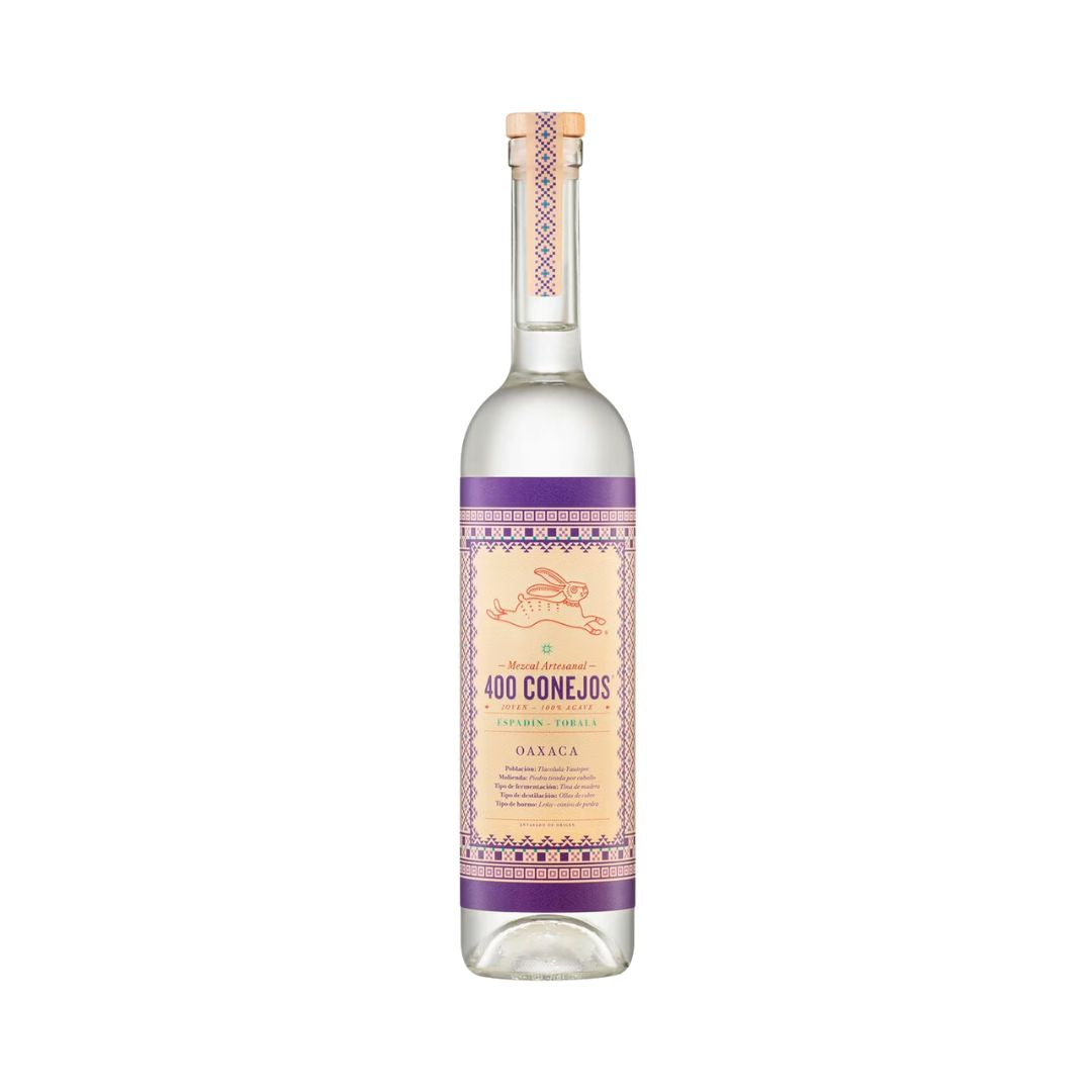 Mezcal 400 Conejos Espadín Tobalá 750 ml