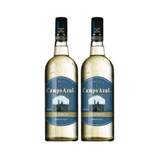 Paquete Tequila Campo Azul Reposado 2×750 ml