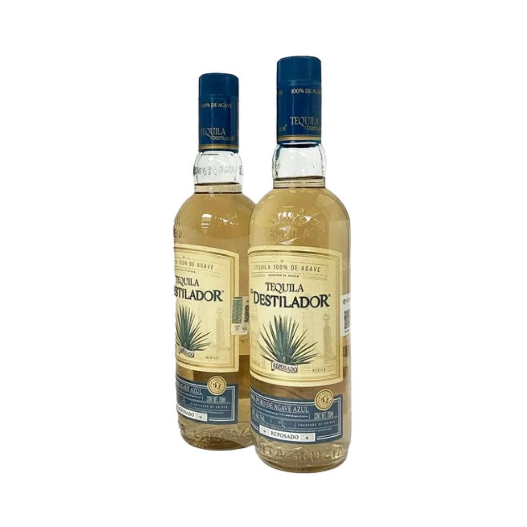 Paquete Tequila El Destilador Reposado Dúo 2×750 ml