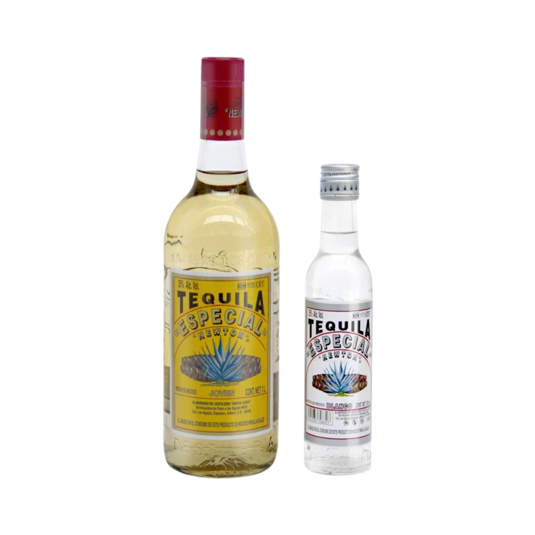 Paquete Tequila Newton Joven 1 L + 250 ml