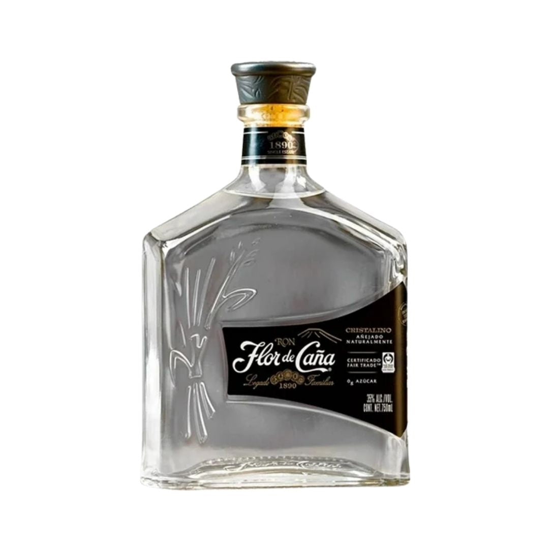 RON FLOR DE CAÑA CRISTALINO 12/750ML