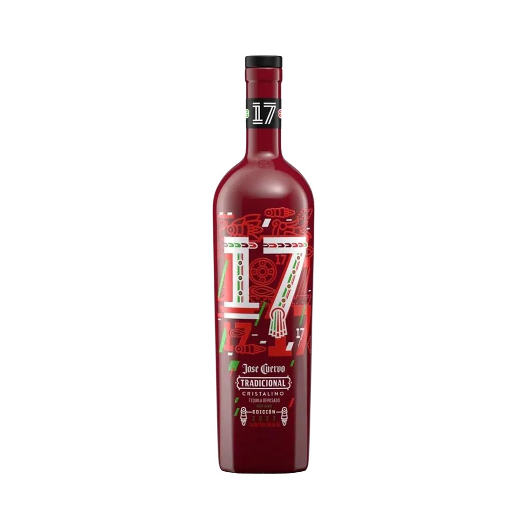 Tequila Cuervo Tradicional Reposado Cristalino 750 ml Edición Mundial 2022
