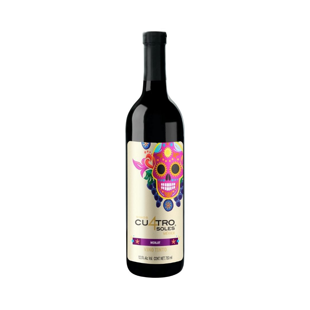 VM. CUATRO SOLES MERLOT 12/750 ML