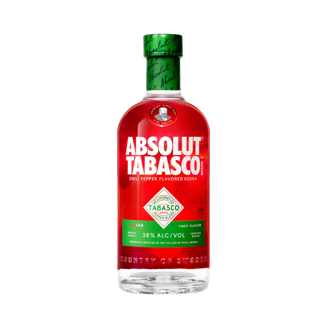 VODKA ABSOLUT TABASCO 12/750ML